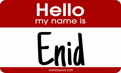 Hello my name is Enid png download