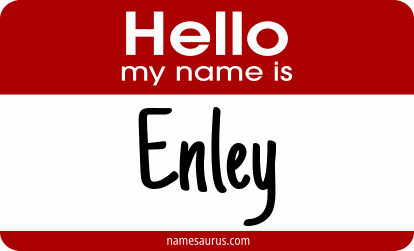 Hello my name is Enley png download