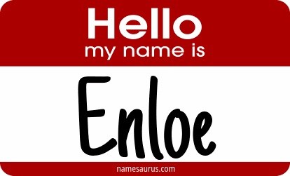 Hello my name is Enloe png download