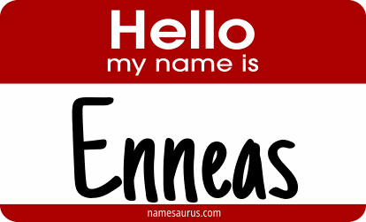 Hello my name is Enneas png download