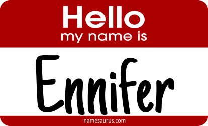 Hello my name is Ennifer png download
