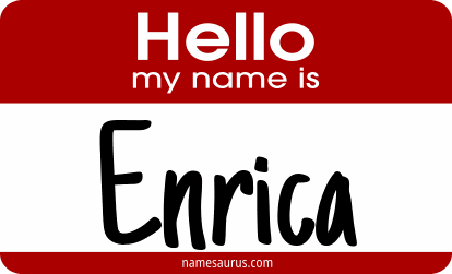 Hello my name is Enrica png download