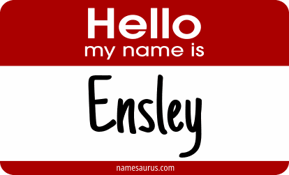Hello my name is Ensley png download