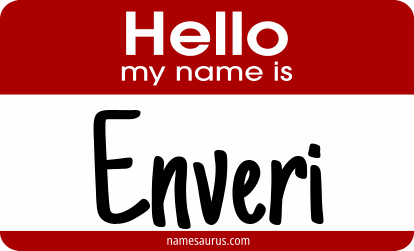 Hello my name is Enveri png download