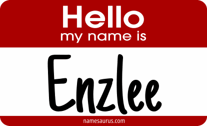 Hello my name is Enzlee png download