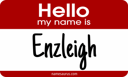 Hello my name is Enzleigh png download