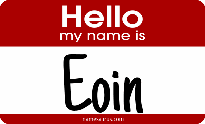 Hello my name is Eoin png download