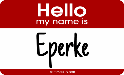 Hello my name is Eperke png download