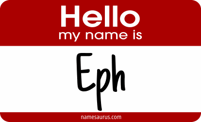 Hello my name is Eph png download