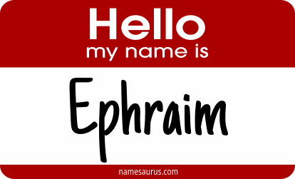 Hello my name is Ephraim png download