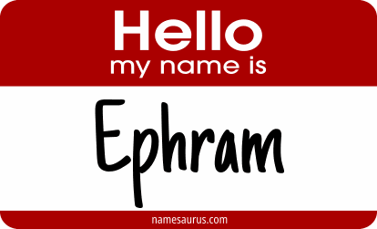 Hello my name is Ephram png download