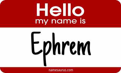 Hello my name is Ephrem png download