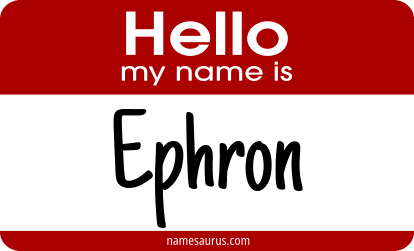 Hello my name is Ephron png download