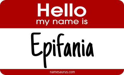Hello my name is Epifania png download