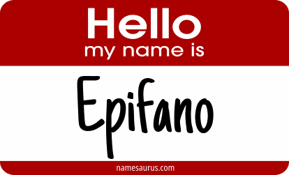 Hello my name is Epifano png download