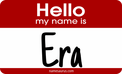Hello my name is Era png download