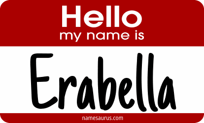 Hello my name is Erabella png download