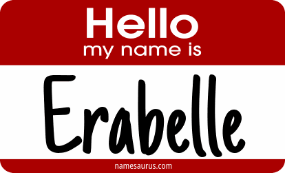 Hello my name is Erabelle png download
