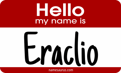 Hello my name is Eraclio png download