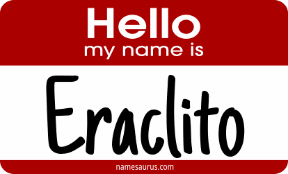 Hello my name is Eraclito png download