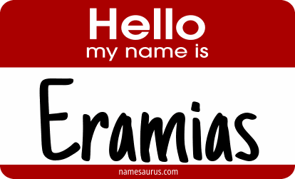 Hello my name is Eramias png download