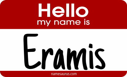 Hello my name is Eramis png download