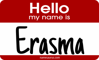 Hello my name is Erasma png download