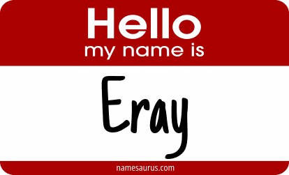 Hello my name is Eray png download