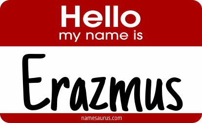 Hello my name is Erazmus png download