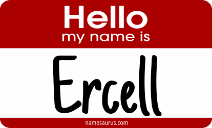Hello my name is Ercell png download
