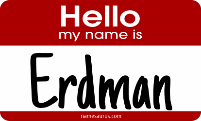 Hello my name is Erdman png download