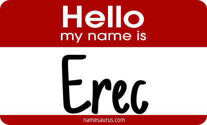 Hello my name is Erec png download