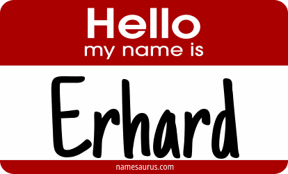Hello my name is Erhard png download