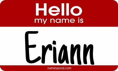 Hello my name is Eriann png download