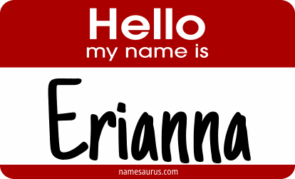 Hello my name is Erianna png download