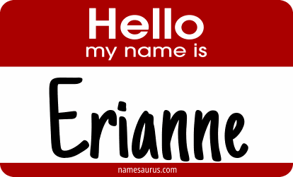 Hello my name is Erianne png download