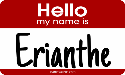 Hello my name is Erianthe png download