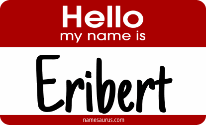 Hello my name is Eribert png download