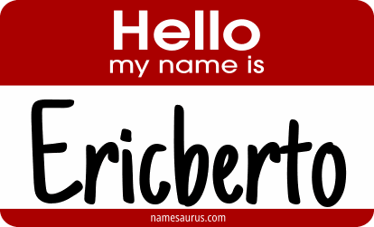 Hello my name is Ericberto png download