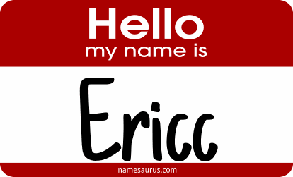 Hello my name is Ericc png download
