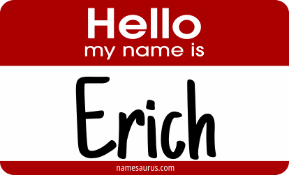 Hello my name is Erich png download