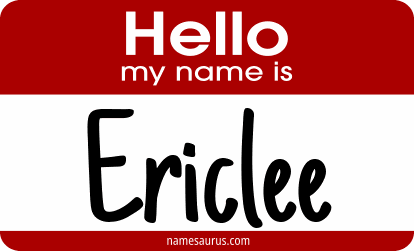 Hello my name is Ericlee png download