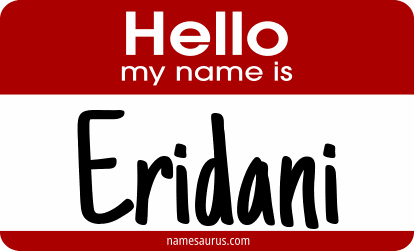 Hello my name is Eridani png download
