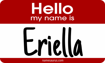 Hello my name is Eriella png download