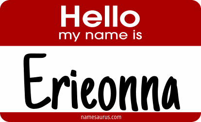 Hello my name is Erieonna png download