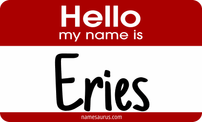 Hello my name is Eries png download