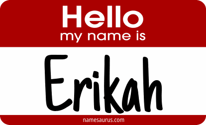 Hello my name is Erikah png download