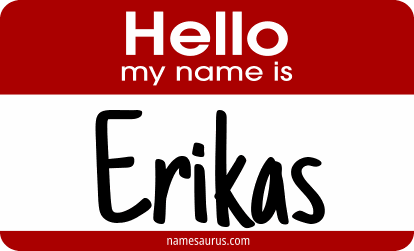Hello my name is Erikas png download