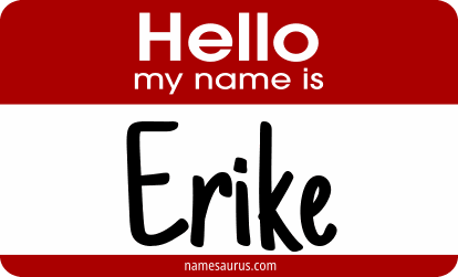 Hello my name is Erike png download