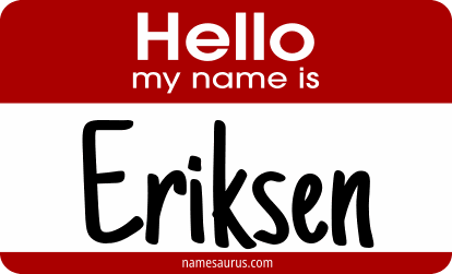 Hello my name is Eriksen png download